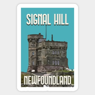 Signal Hill Vintage Poster || Newfoundland and Labrador || Gifts || Souvenirs || Clothing Sticker